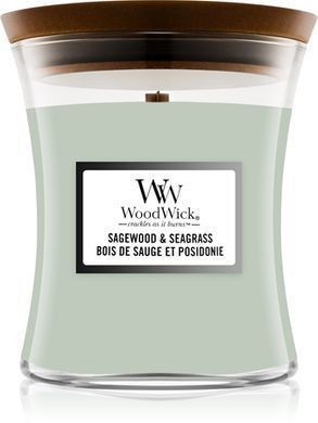Woodwick Sagewood & Seagrass Medium