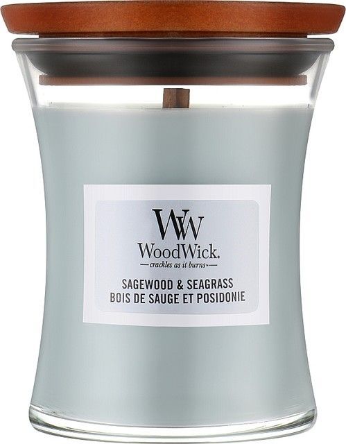 Woodwick Sagewood & Seagrass Medium