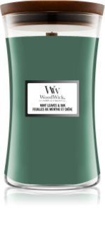 Woodwick Ellipse Mint Leaves & Oak